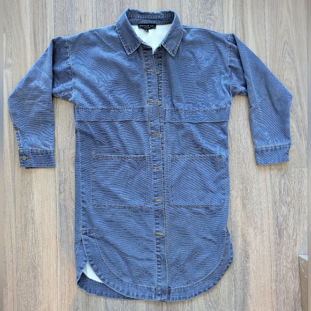 Vintage Denim Hip-length Jacket